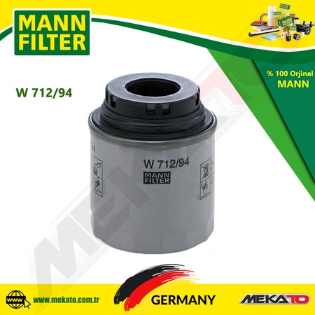 MANN W712/94 (YAĞ FİLTRESİ) Fiyatları ve Özellikleri