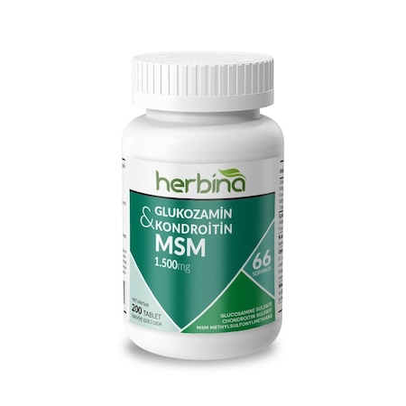 Herbina Glukozamin Kondroitin Sülfat Msm 200 Tablet