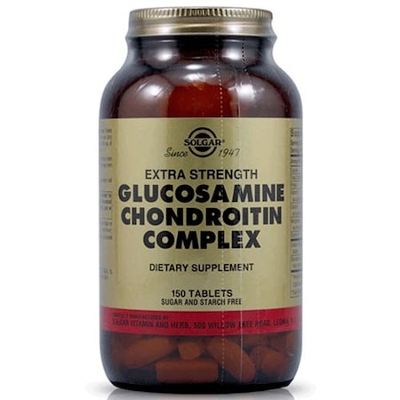 SOLGAR Glucosamine Chondroitin Complex 150Tablet Glukozamin 08/23