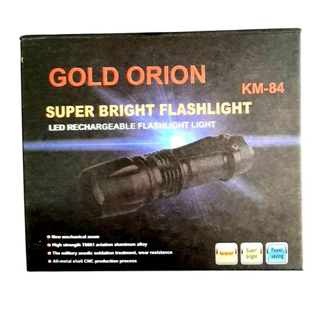 Greyder Gd 334 Metal Flashlight Power Ledli Sarjli El Feneri Fiyati