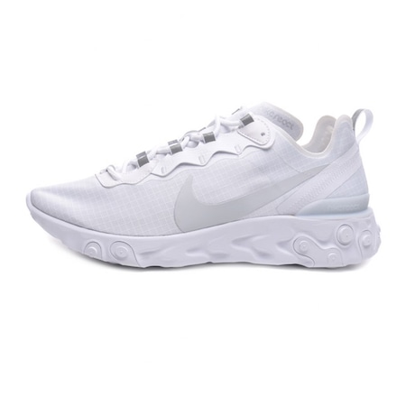 nike react element 55 all white