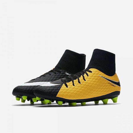 Jr Superfly 6 Club IC Kids in Gray Yellow by Nike WSS