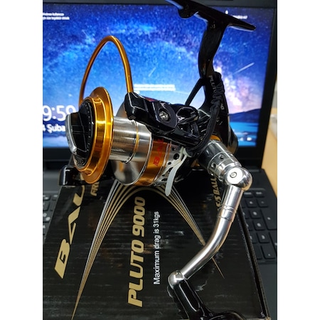 bauer pluto 9000 Jig Makinesi 31KG Drag Büyük Balık Makinesi