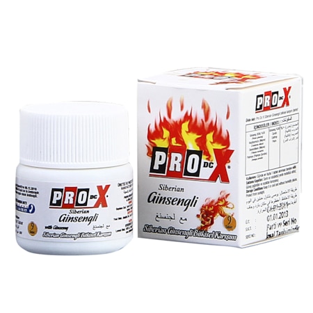♂️♂️♂️ 3 Adet Pro-X Sibirya Ginseng Bitk.Kar. 3×9 Tab. Skt:2024
