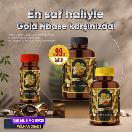 Golden Kimya Nbase 250 ML 6 MG 80/20 Wilmar Merck Premium