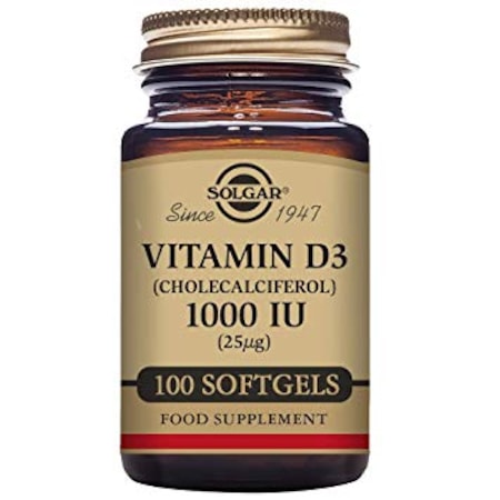 Solgar Vitamin D3 1000 Iu 100 Kapsül