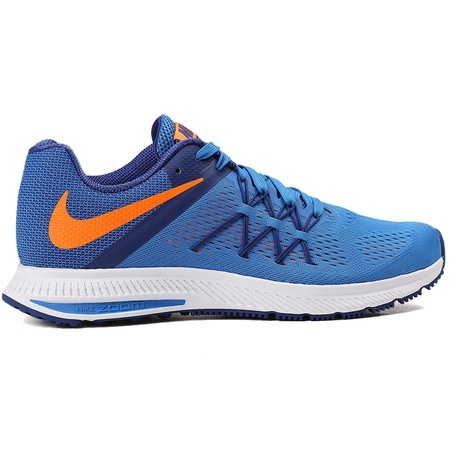 nike zoom winflo 3 blue running shoes