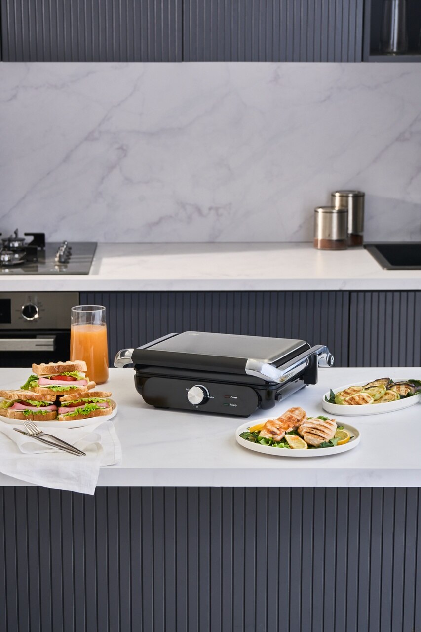 Homend lliant 1366h Çıkarılabilir Plakalı Tost Ve Izgara Makinesi