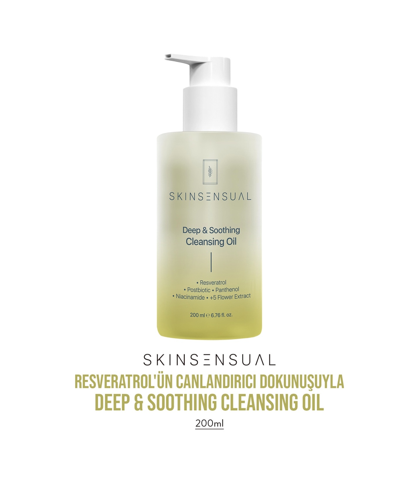 Skin Sensual Deep & Soothing Cleansing Oil | Resveratrol’ün Dokunuşuyla Cilt Temizliğinde Yenilik