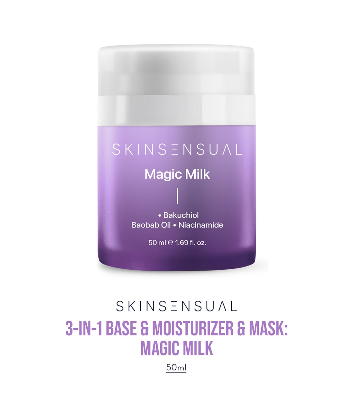Skin Sensual Magic Milk 3-in-1: Base & Moisturizer & Mask 50ml