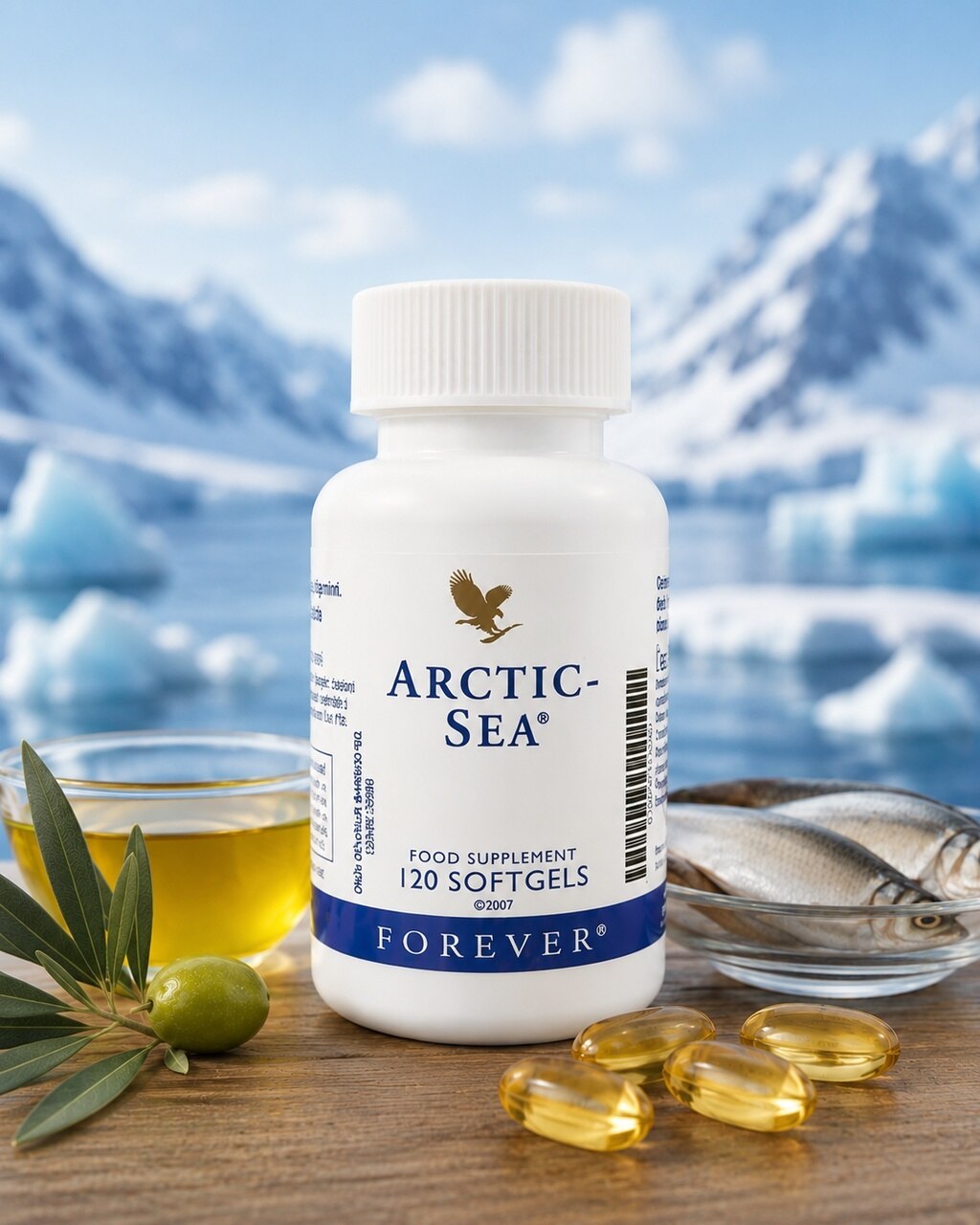 Forever Arctic Sea Omega-3 Balık Yağı E Vitamini İçeren Takviye Edici Gıda 120 Softgel
