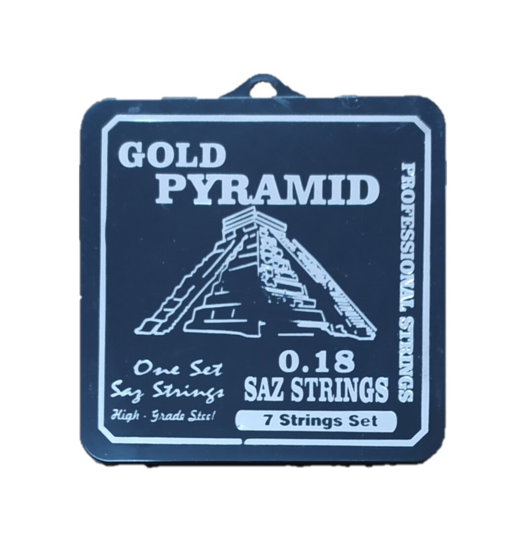 Pyramid 0.18 Kısa Sap Bağlama Teli+Tezene