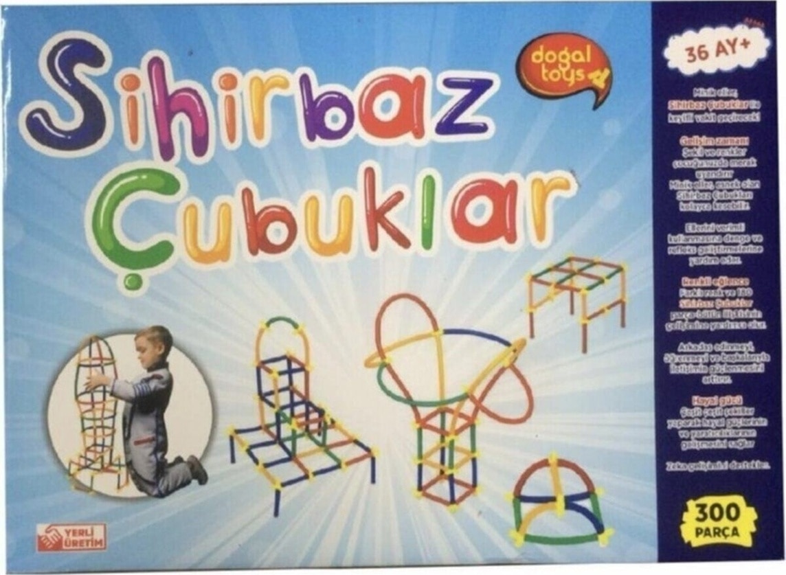 Sihirbaz Çubuklar 300 Parça Eğitici Çubuklar