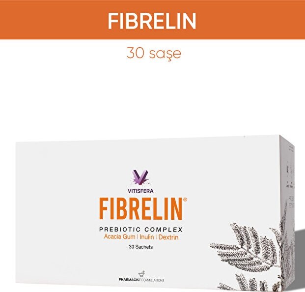 Vitisfera Fibrelin Akasya Gamı - Inülin - Dirençli Dekstrin Içeren Prebiyotik Kompleks 30 Saşe