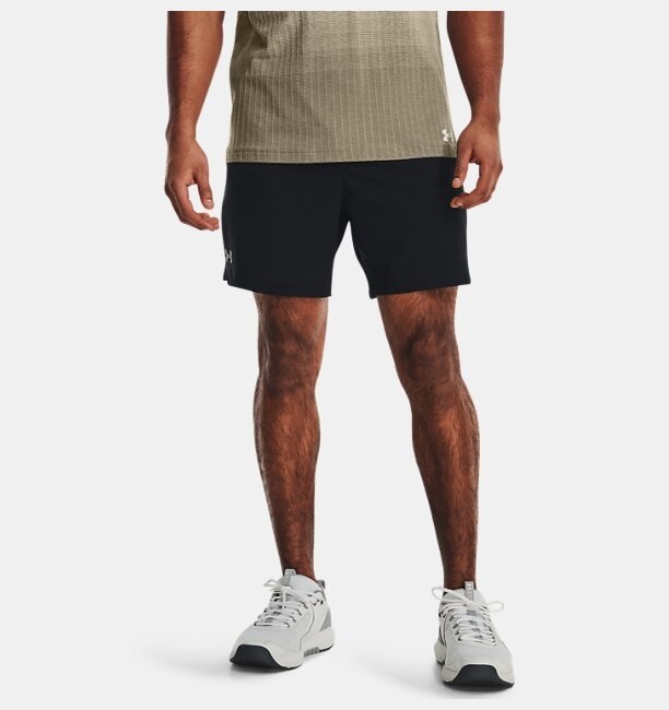Under Armour Erkek UA Vanish Dokuma 6" Şort 1373718-001 Siyah