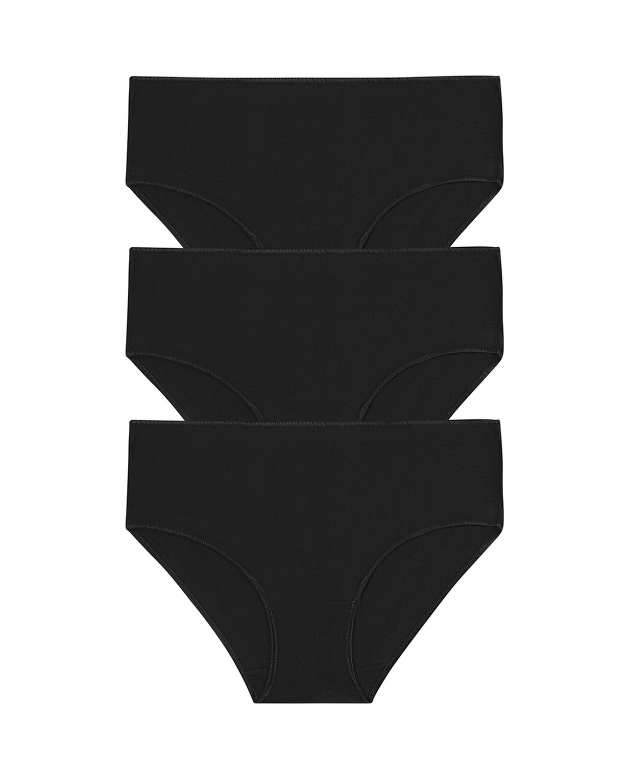 Suwen 3lü Paket Yüksek Bel Slip Külot St0040601a361 Siyah