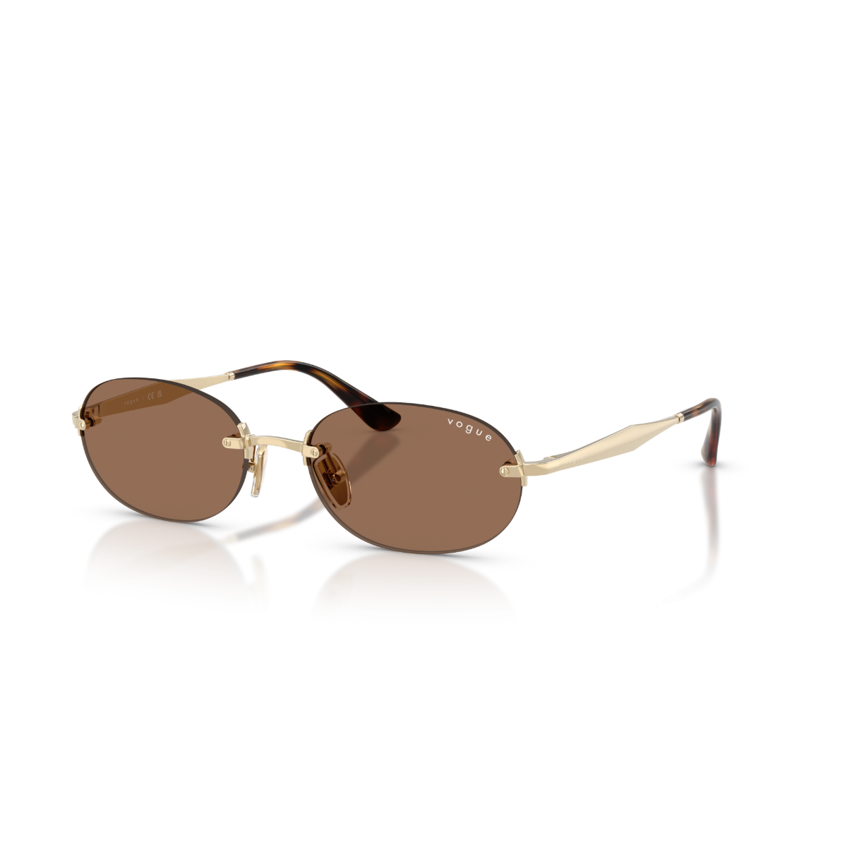 Vogue 4342s 848/73 55 Yuvarlak Metal Kadın Güneş Gözlüğü