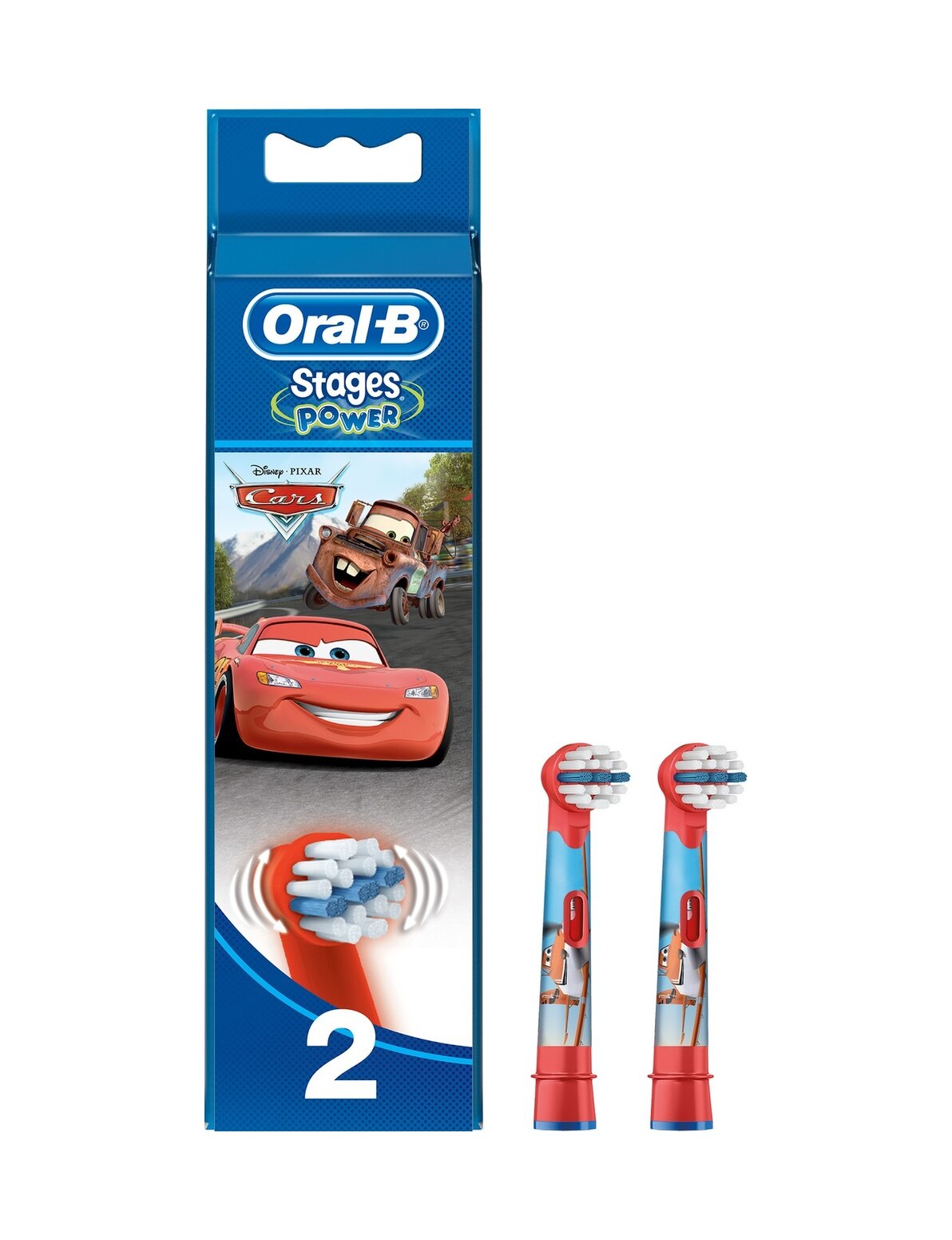Oral-B Stages Power Cars Diş Fırçası Yedek Başlığı 2'li