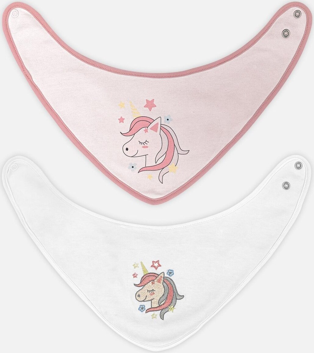 Unicorn 2'Li Üçgen Önlük Çok Renkli