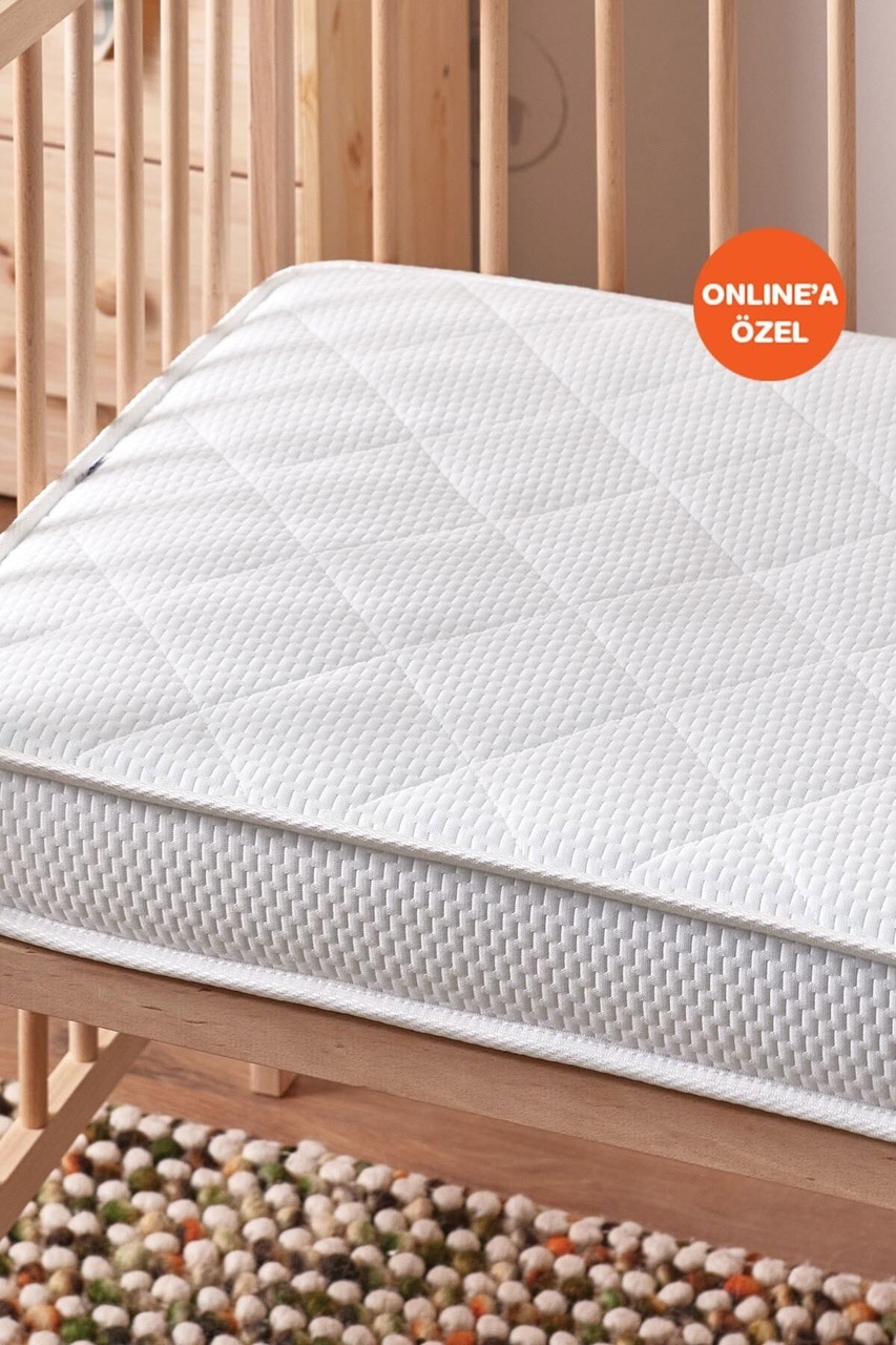 Yataş Mini Minipo Pocket Yaylı Sıvı Geçirmez Alezli Bebek Yatağı, 80x180 CM