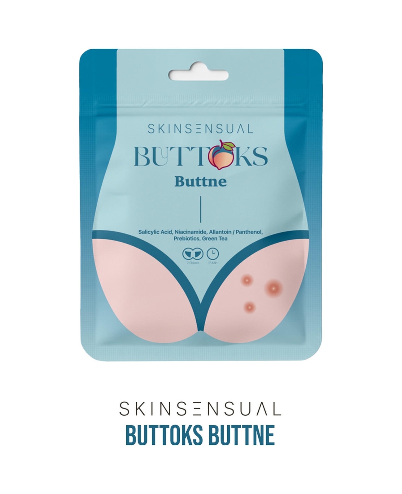 Skin Sensual Buttoks Buttne Vücut Maskesi | Vücut Sivilceleri ve Pürüzlere Karşı | 2 Parça