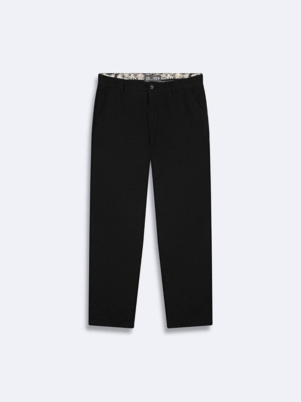 Ltb Düz Paça Keten Görünümlü Siyah Pantolon 012254702625008 200 Siyah
