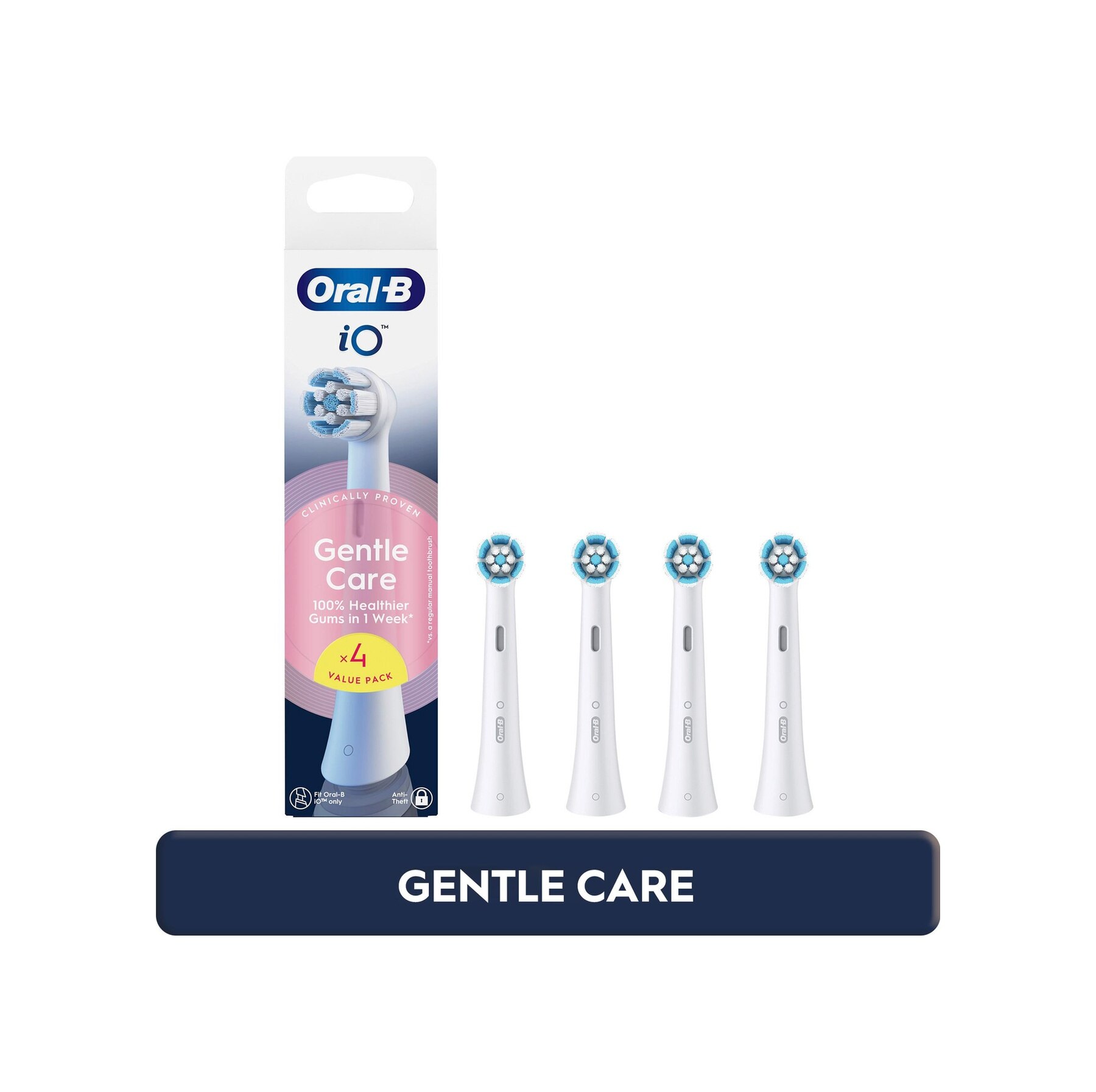 Oral-b İo Gentle Care Beyaz Diş Fırçası Yedek Başlığı 4 Adet