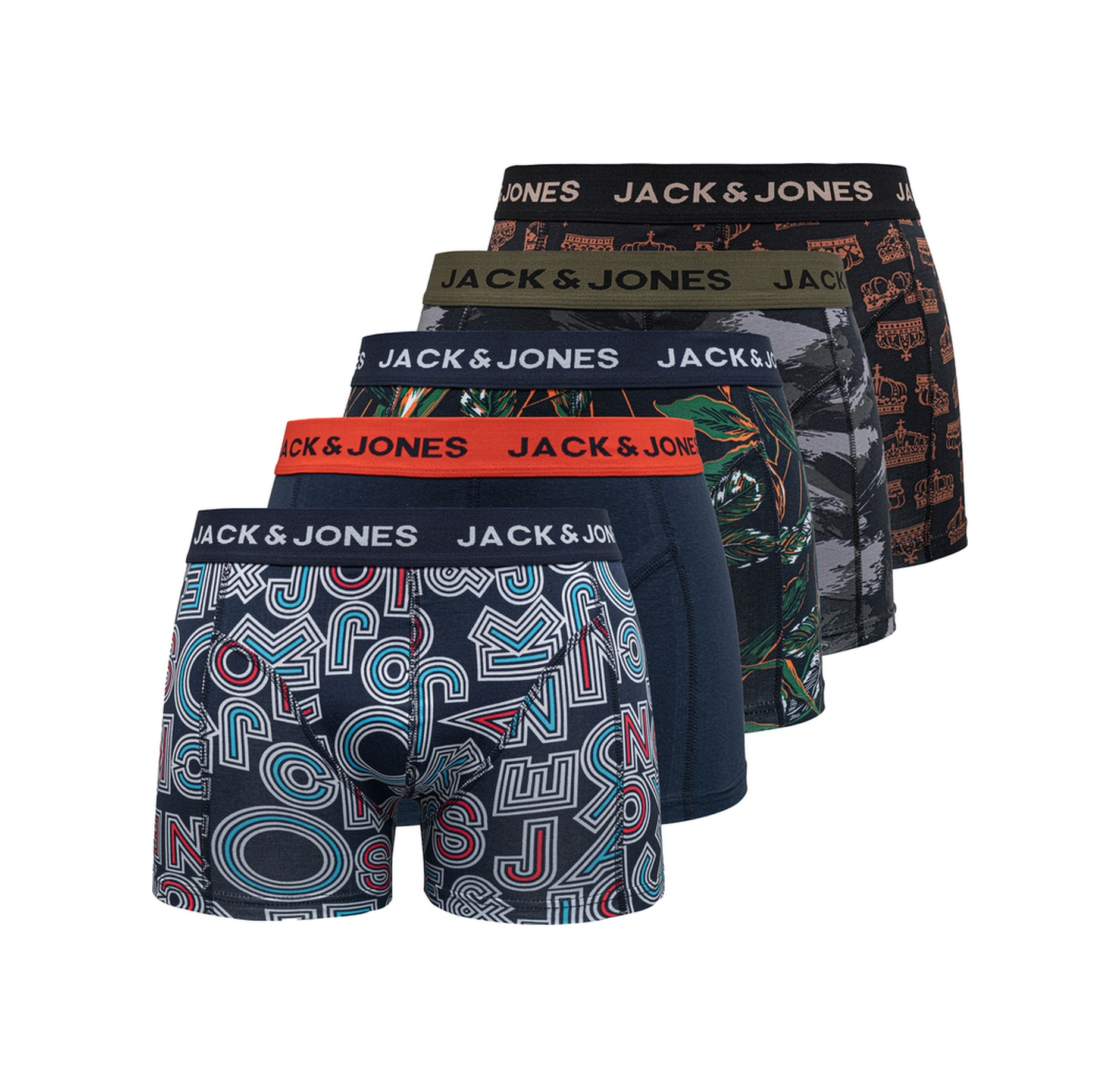 Jack & Jones Simon 12244386 Navy Blazer Boxer Paketi 5'li