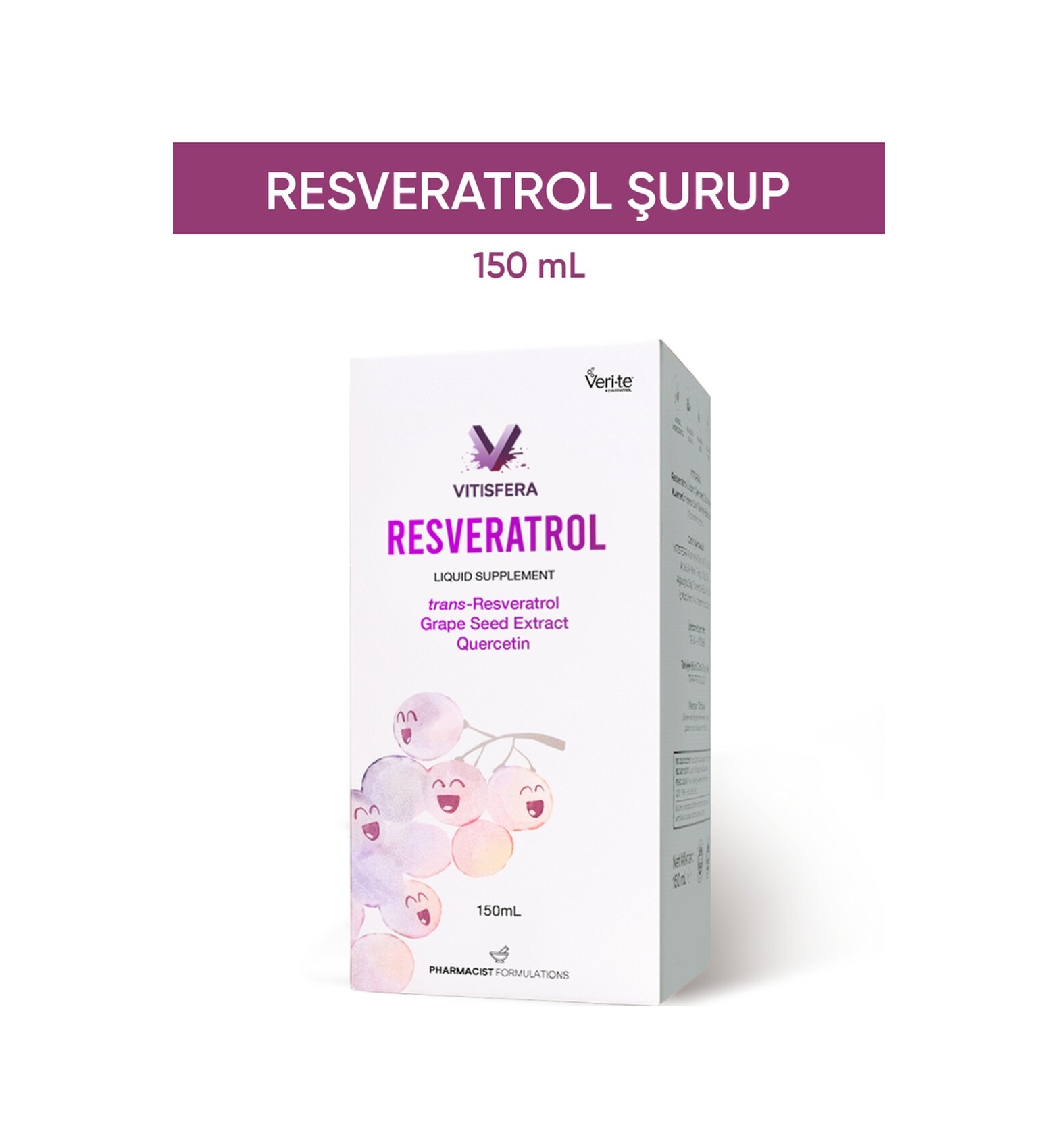 Vitisfera Resveratrol Şurup Orman Meyveleri Aromalı 150  ML