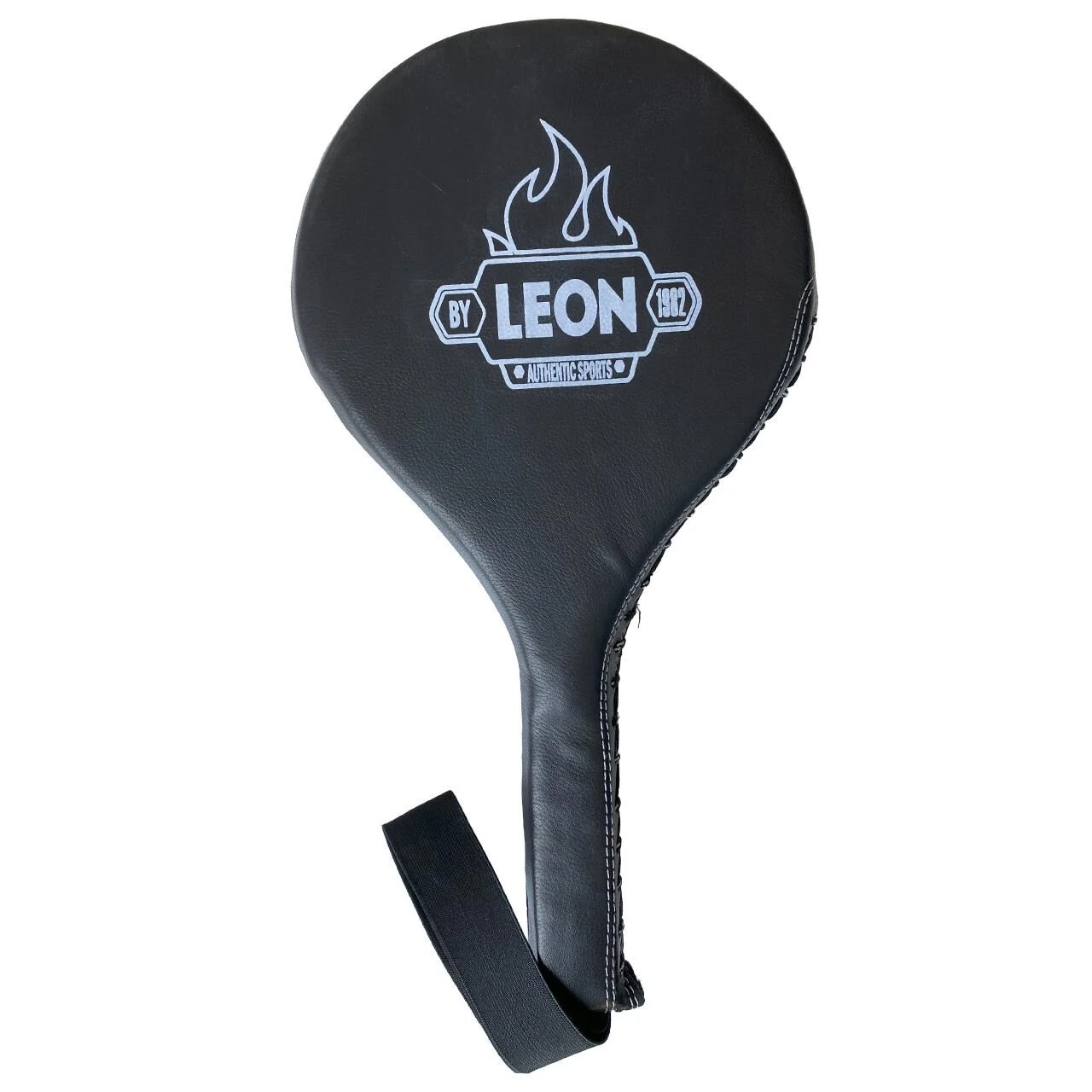 Leon Ultimate Hakiki Deri Boks Ve Kick Boks Raket Ellik Siyah