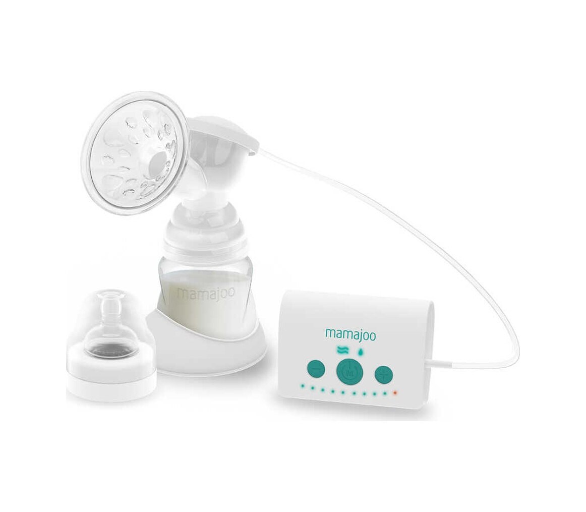 Mamajoo Elektronik Tekli Göğüs Pompası 160 Ml 15 Kademe Ayarı, Hafif, Biberon Ve Saklama Kabı Uyumlu