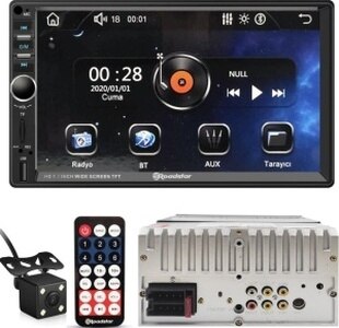 Roadstar Rd7100 7" Bluetooth Lu Double Din Teyp