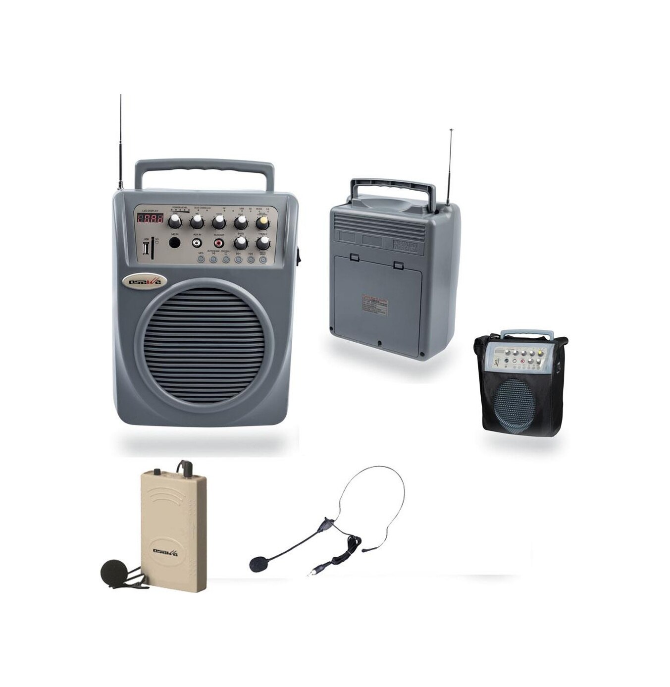 Osawa OSW-8107 Y Taşınabilir Şarjlı Anfi- Mevlüt Anfisi Öğretmen Anfisi