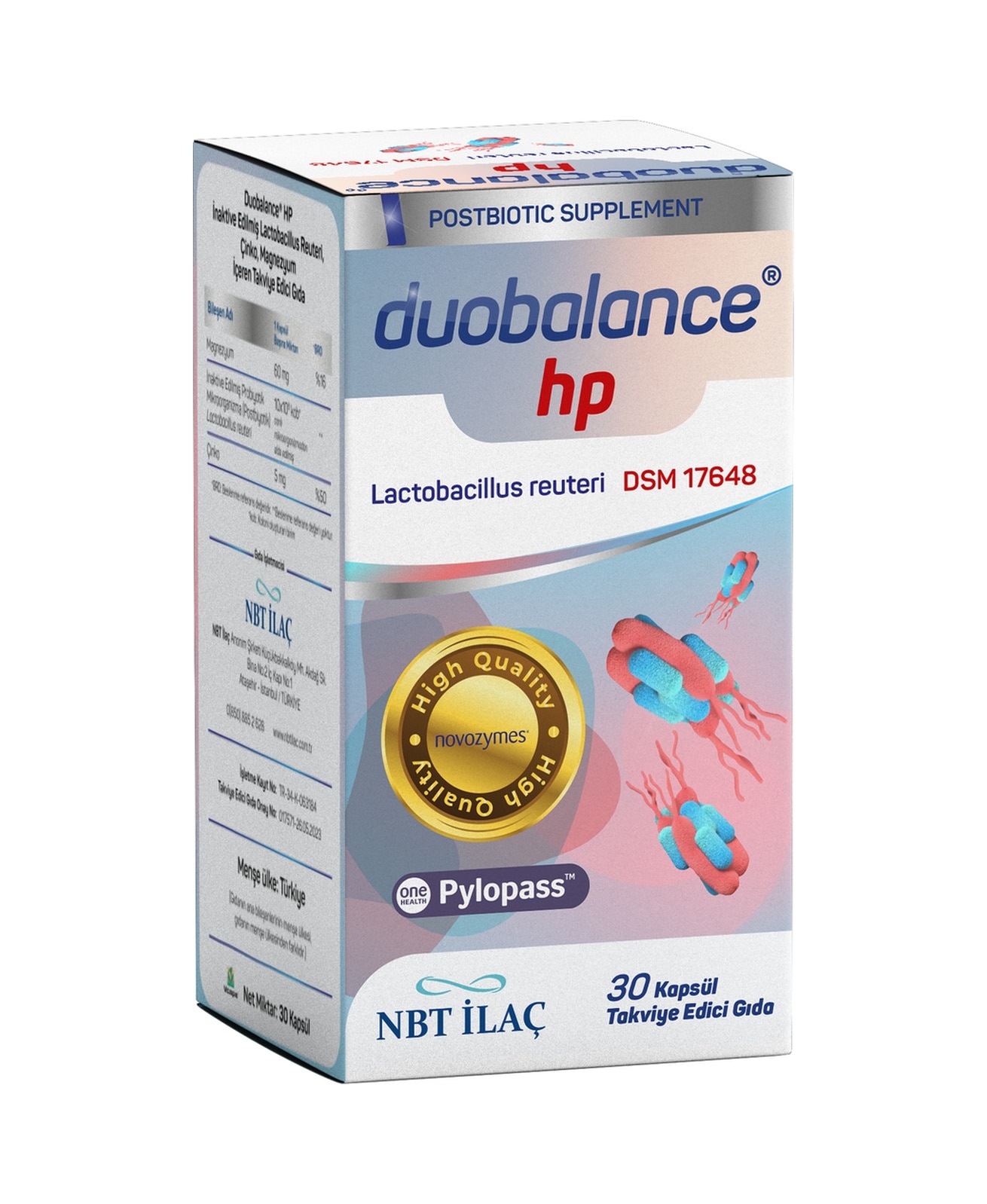 NBT Duobalance Hp 30 Kapsül Takviye Edici Gıda