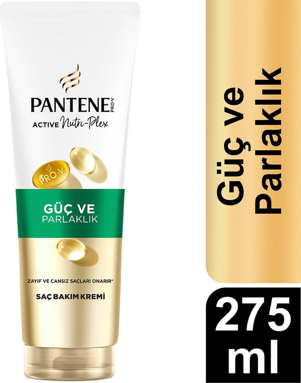 Pantene Güç Ve Parlaklık Saç Kremi 275 ml Tüm Saç Tipleri