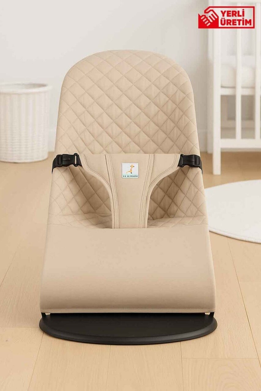 Softino Ana Kucağı Katlanabilir Ve Kolay Taşınabilir 0-2 Yaş 3 Pozisyonlu Sallanabilir Tasarım Bej