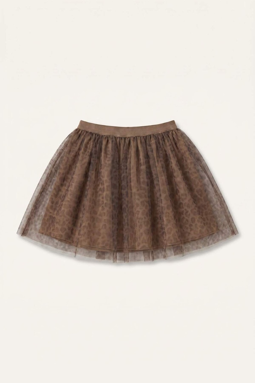 Defacto Leopar Desenli Tül Kahverengi Mini Etek Kız Bebek I1498a526aubn256 Kahve-bn256