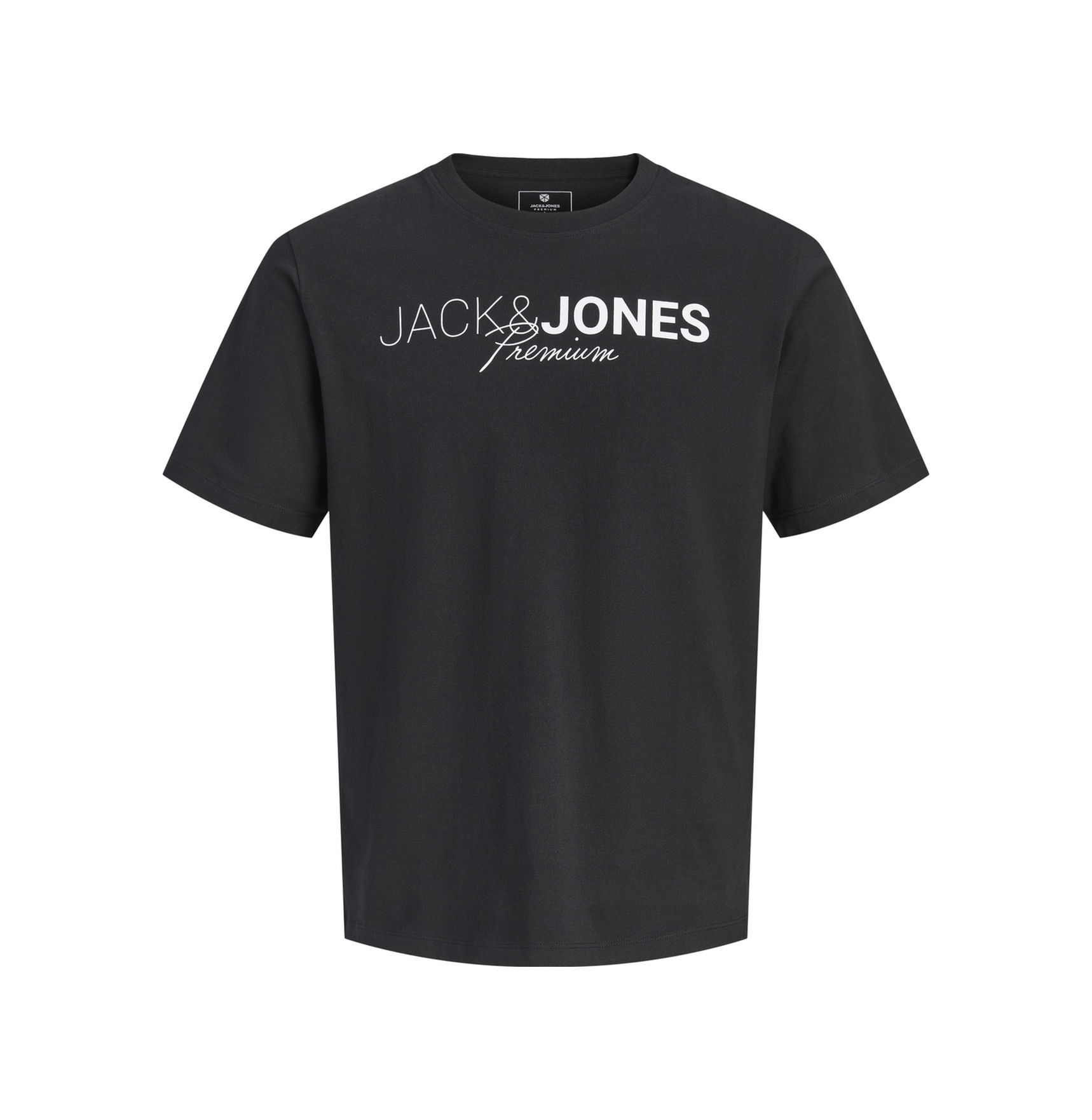 Jack & Jones Erkek Gögüs Baskili Tisört - Blaneo - 12298018 Siyah