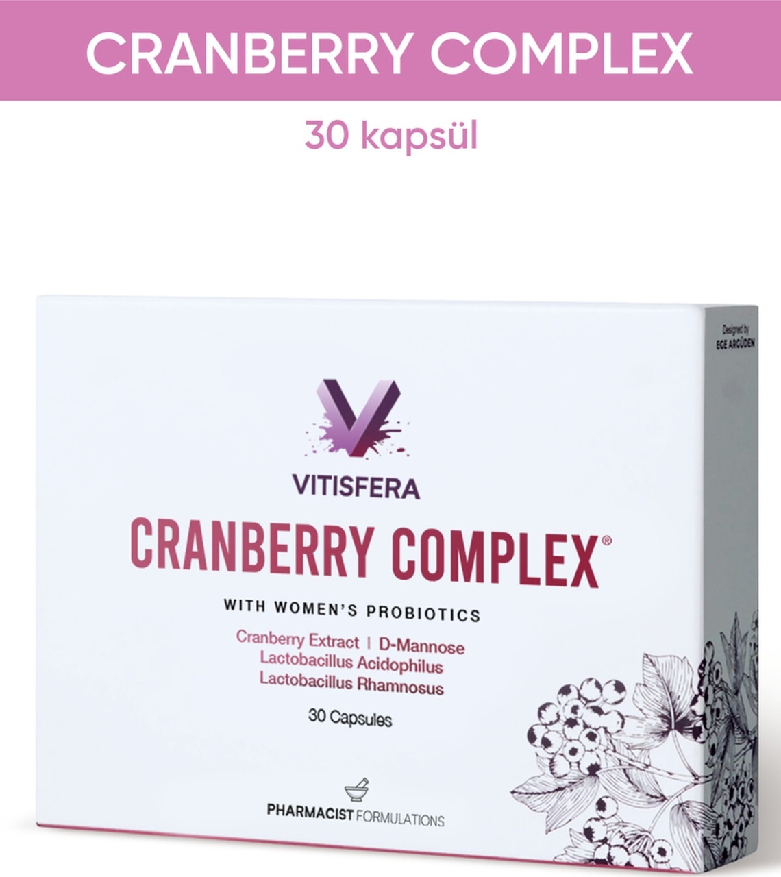 Vitisfera Cranberry Complex 30 Kapsül