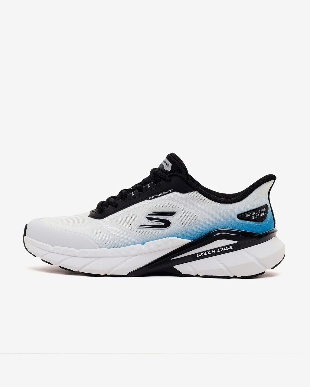 Skechers Skech Cage Erkek Beyaz Spor Ayakkabı 233272 Wbkb