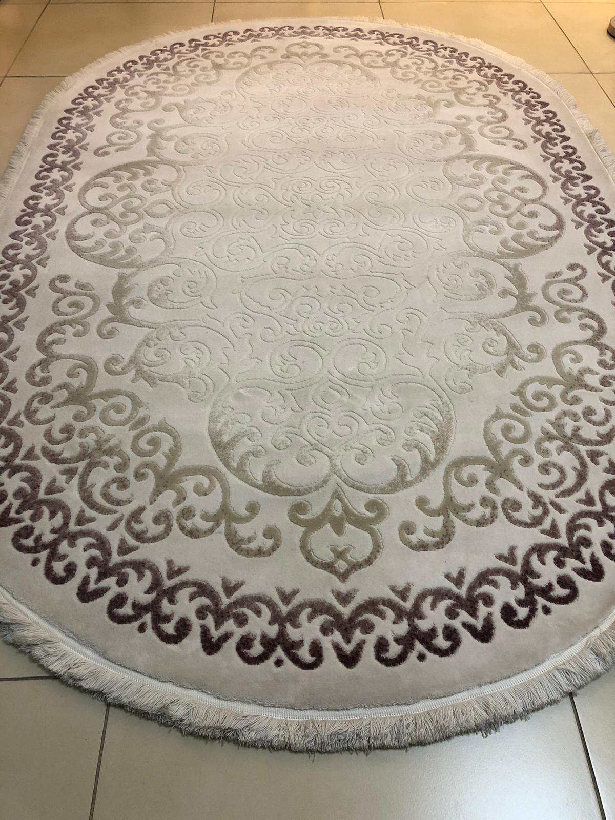 Saray Hali Heryerehali Saray Hali Samira 12811r Krem 150x230 Cm Salon Halisi