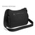 Nano Metalik Kumaş Kadın Postacı Çantası Smart Bags 1115 Siyah
