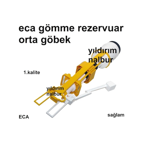 Eca Gömme Rezervuar Orta Göbek Klozet Gömme Orta Göbek