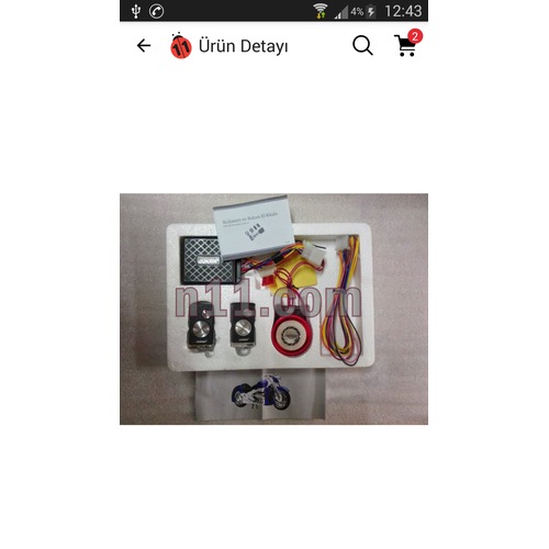 Motosiklet Alarm Sistemi + Uzaktan Çalıştırma - n11.com