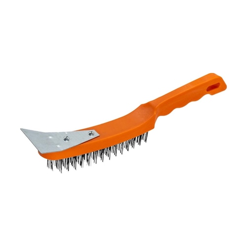 Metal Kazıma Spatulalı Çelik Tel Fırça 6137 270 MM