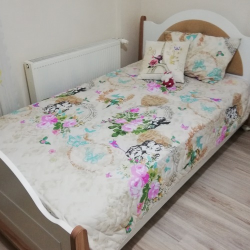 Kapitone Yatak Ortusu Seti Tek Kisilik Angel Bej Fiyatlari Ve Ozellikleri