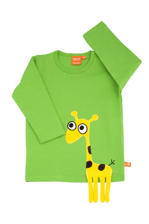 LipFish Zürafa SweatShirt Unisex Yeşil