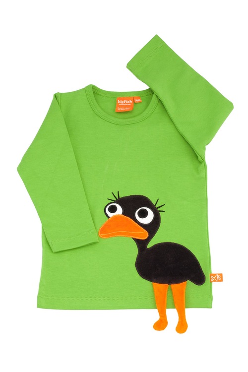 LipFish Devekuşu Unisex SweatShirt Yeşil