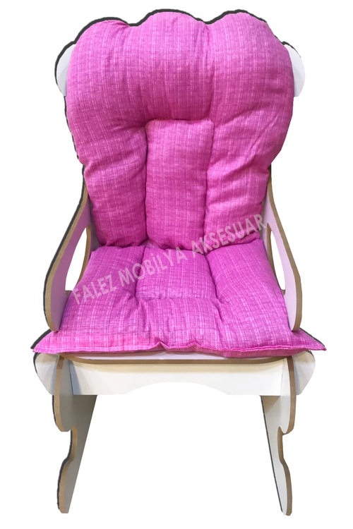 Sallanan Çocuk Sandalyesi Koltuk Pembe Minder Hediye