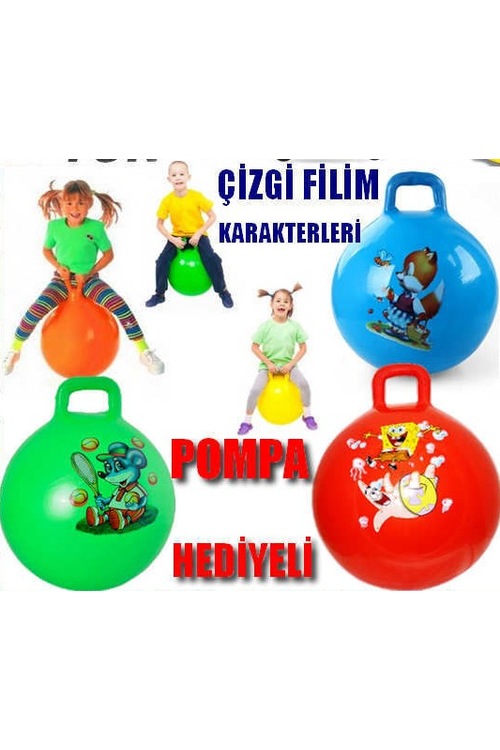 Zıp Zıp Kanguru Top Zıplama Topu PLATES TOP Zıplama Topu
